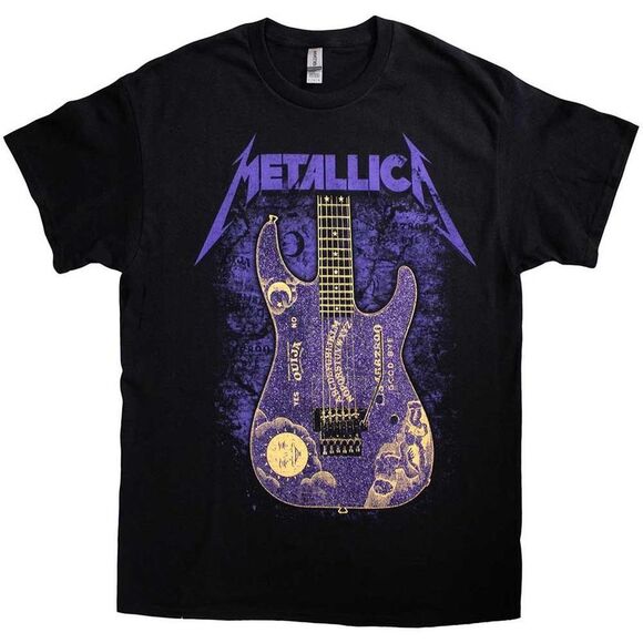 Metallica Unisex Adult Ouija Purple T-Shirt / Black - Picture 1 of 1